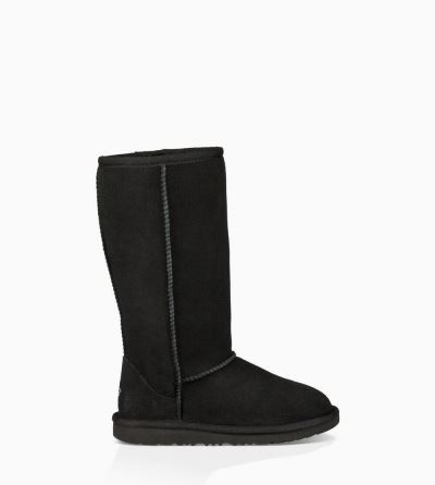 UGG Classic II Tall Big Kids Boots Black - AU 958NM